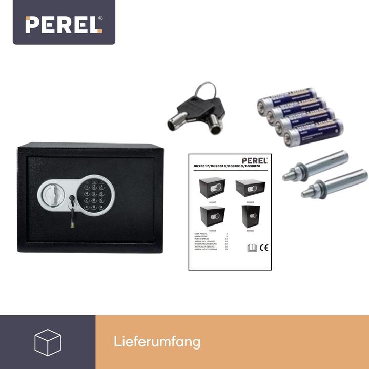 Produktbild Velleman ELEKTRONISCHER SAFE - 20 x 31 x 20 cm (8.50 l)
