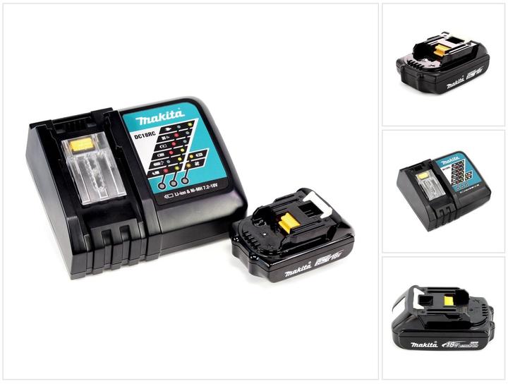 Makita Krachtbron Set 18 V met 1x BL 1820 B batterij 2.0 Ah + DC 18 RC lader (18 V)