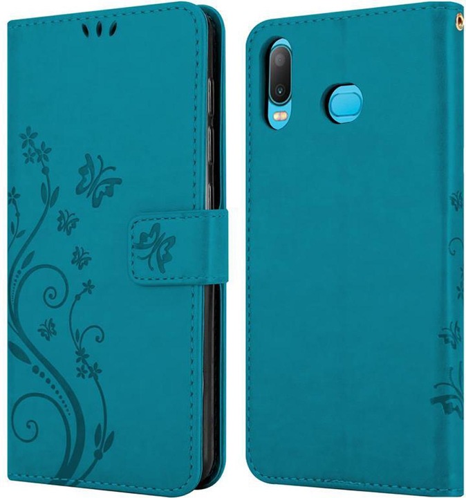 Produktbild Cadorabo Flower Book Cover (Samsung Galaxy A6s)