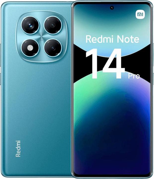 Immagine prodotto Xiaomi Redmi Note 14 Pro (256 GB, Blu oceano, 6.67", Doppia SIM Ibrida, 4G)