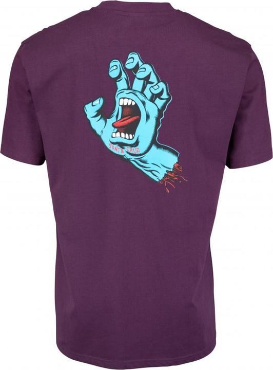 Actual product image Santa Cruz Screaming Hand Chest T-Shirt (M)