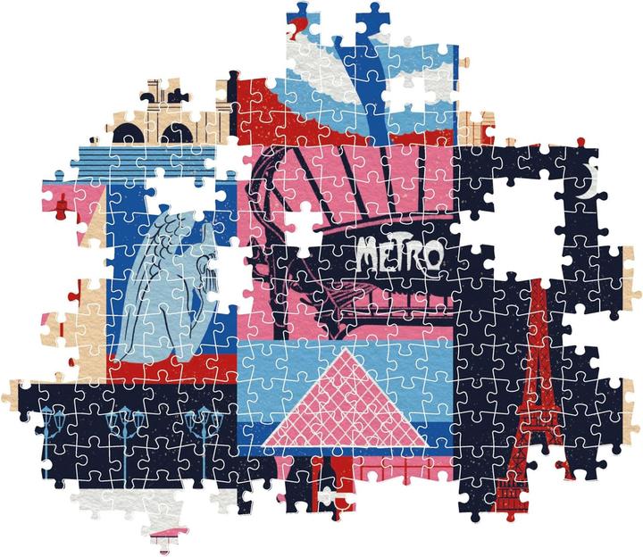 Actual product image Clementoni Puzzle Paris pieces (1000 pieces)