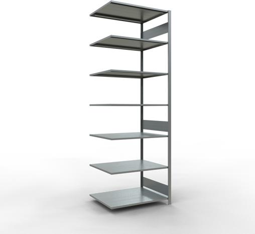 Actual product image Schulte Lagertechnik MULTIplus150 boltless add-on bay system with length bolts