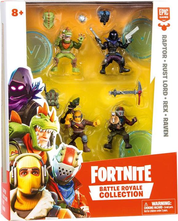 Image du produit Giochi Preziosi Pack blister Fortnite avec 4 personnages et accessoires