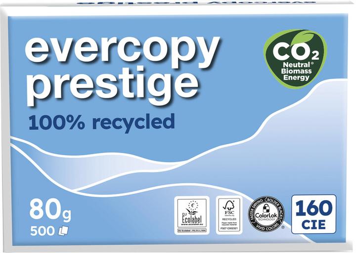Image du produit Clairalfa Papier multifonctions evercopy prestige, DIN A4 (A4, 500 feuilles, 80 g/m²)