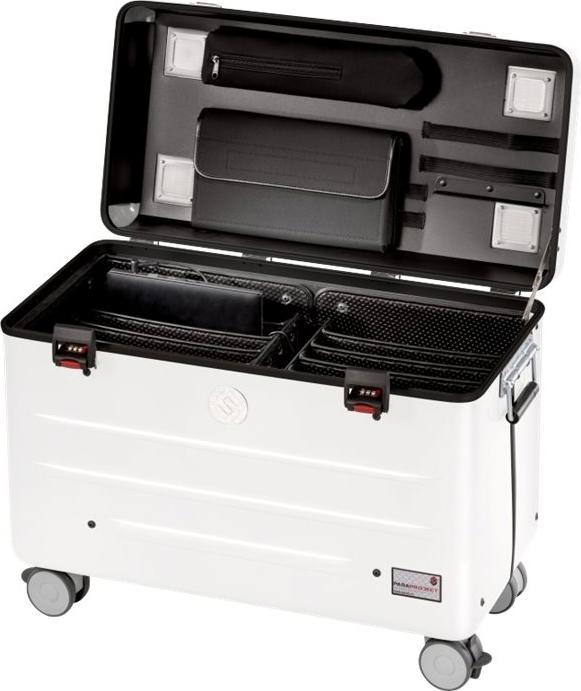 Actual product image Parat PARAPROJECT Case N10 - Trolley (charging only) for 10 notebooks - lockable - alumi