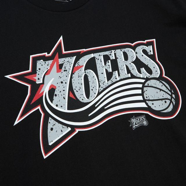 Actual product image Mitchell & Ness T-shirt Philadelphia 76ers NBA Cracked Cement (S)