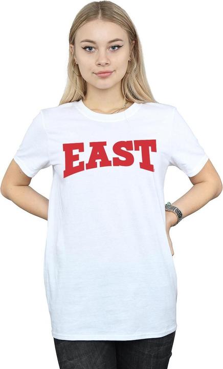 Actual product image Disney Womens/Ladies High School Musical The Musical East High Cotton Boyfriend T-Shirt (L)
