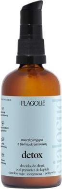 Image du produit NoName Lait nettoyant détox à la terre de diatomée 100ml Flagolie (Lait nettoyant, 100 ml)
