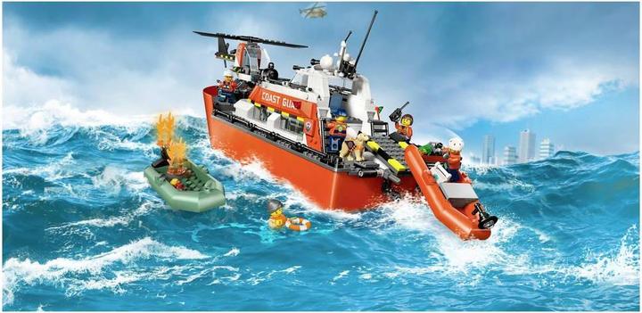 Image du produit LEGO Rettungsboot der Küstenwache mit Hubschrauber (60504, LEGO City)