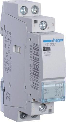 Actual product image Hager Contactor 24VAC 25A 1NC+1S