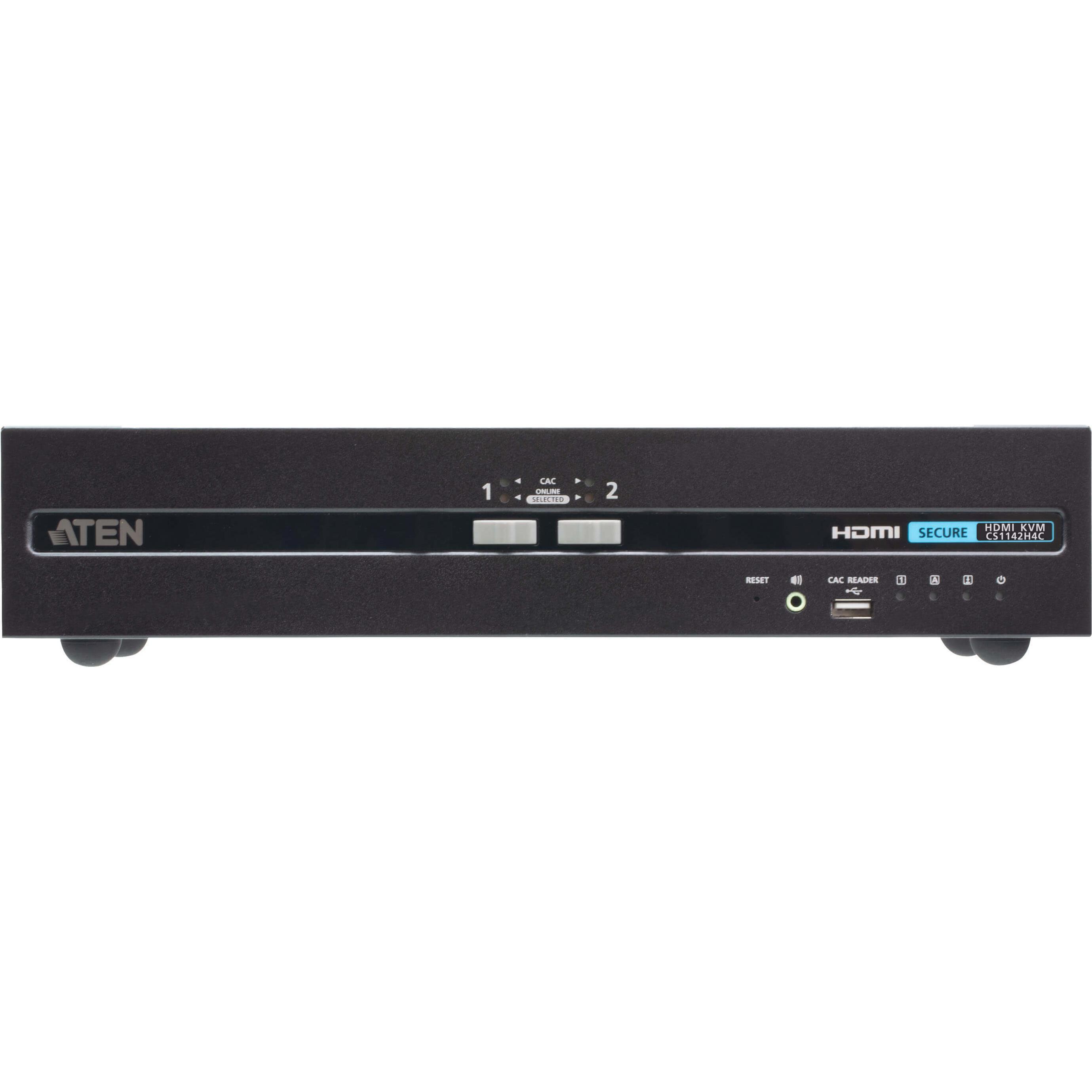 Aten KVM-Switch, HDMI, KVM Switch, Schwarz
