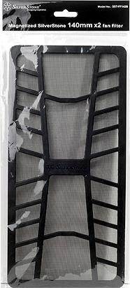 Actual product image Silverstone Fan Filter Magnetic SST-FF142B 2x140mm