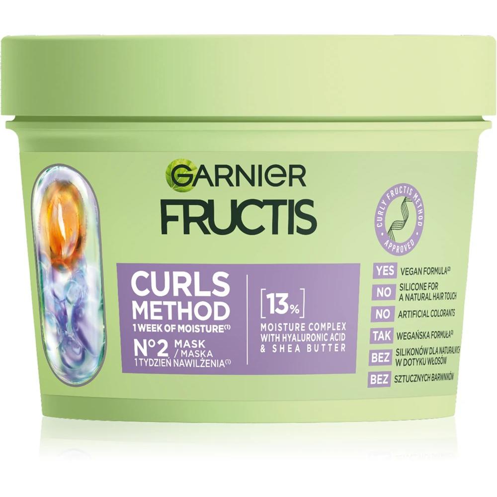 Garnier , Maschera, Fructis Curls Method Hair Mask For Curly Hair 370Ml (370 Ml)