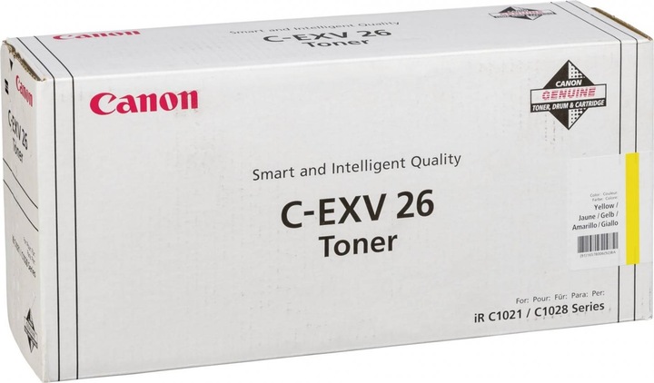 Actual product image Canon C-Exv 26 (Y)