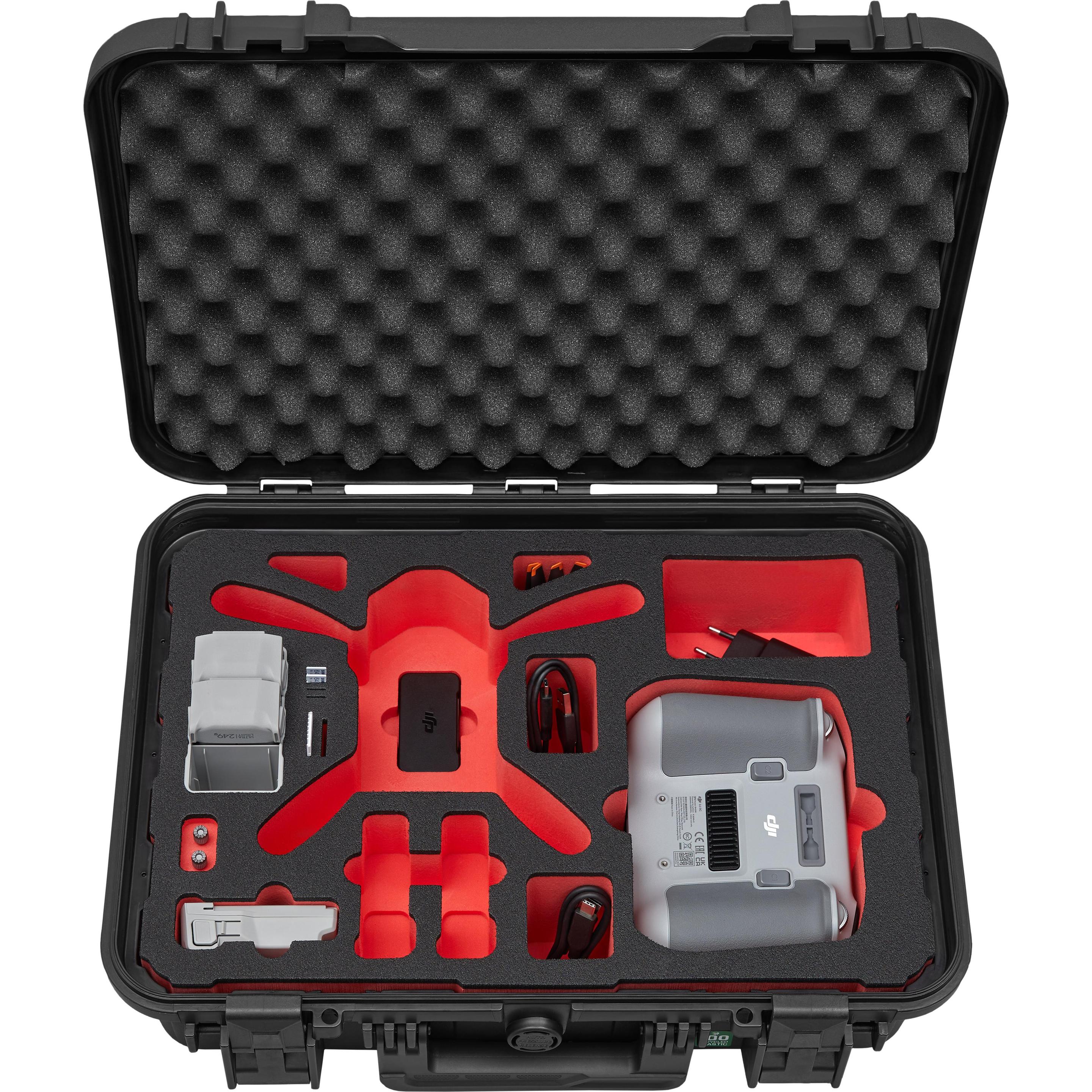 TomCase Custodia per la conservazione e il trasporto nella custodia protettiva XTREME ECO per DJI Drone (Borsa per accessori per droni, DJI Mini 3 Pro