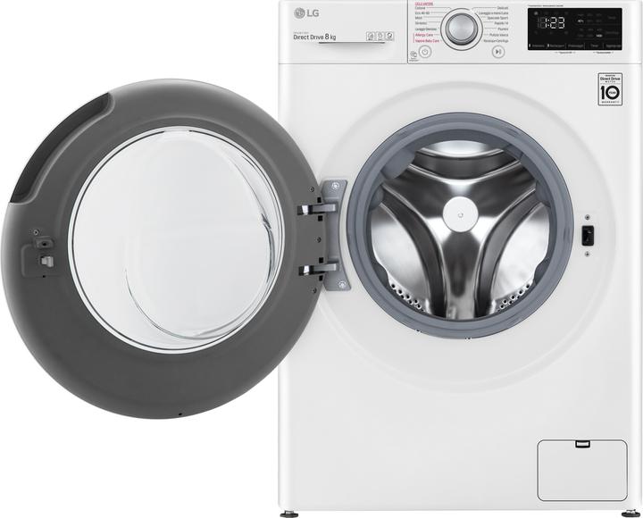 Actual product image LG F2WV3S7S4E Slim AI DDTM SteamTM 7kg Washing Machine Energy Class D (7 kg, Left)