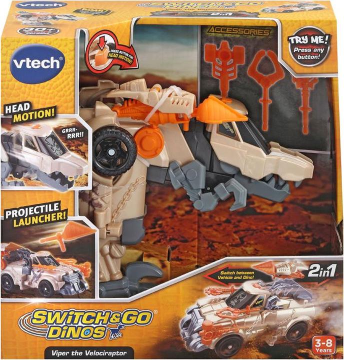 Actual product image VTech 528703 Viper the Velociraptor
