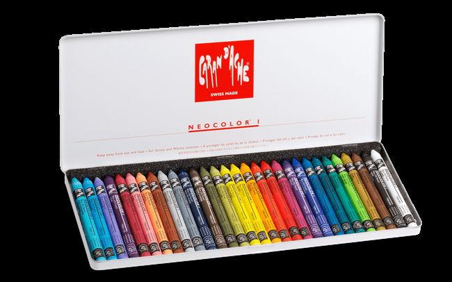 Actual product image Caran d'Ache Neocolor I Metallschachtel (Multicolor, 30 x)