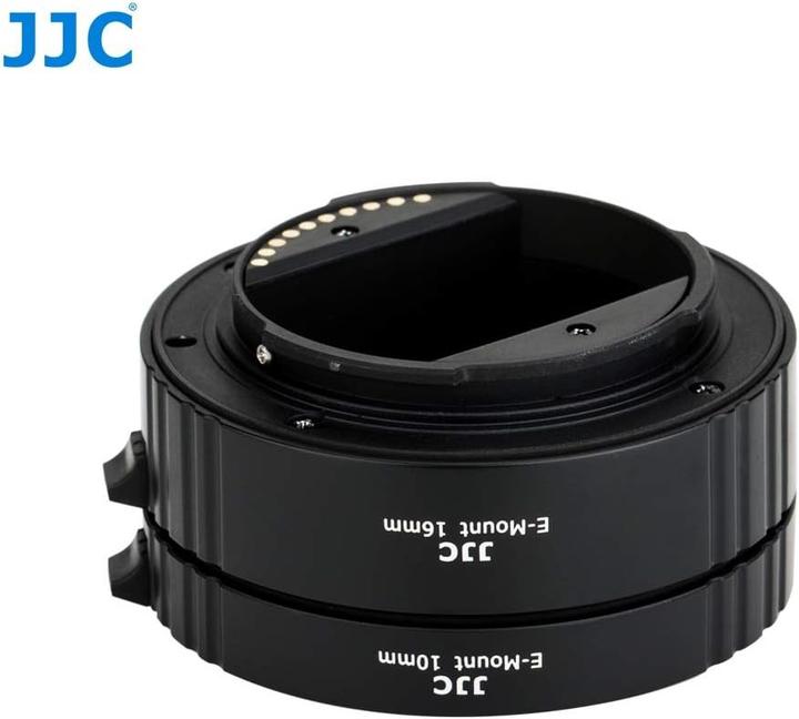 Actual product image JJC Set macro extension ring 10/16mm for Sony E-mount (Macro intermediate ring)