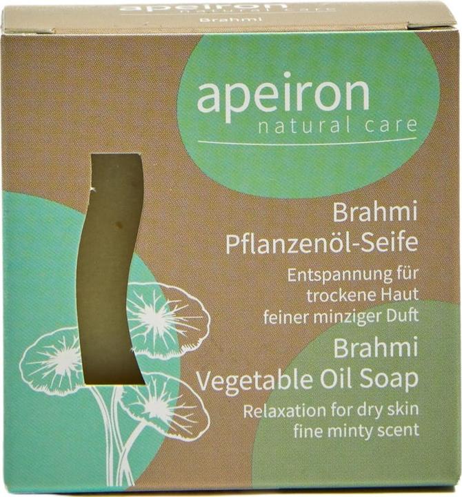 Produktbild Apeiron Pflanzenölseife Brahmi (Hartseife, 100 g)