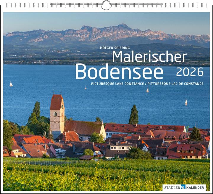 Produktbild Malerischer Bodensee 2026 (35 x 31 cm)
