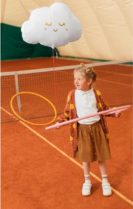 Actual product image Partydeco Foil Balloon Cloud 51 x 35.5 cm, White (1 x)