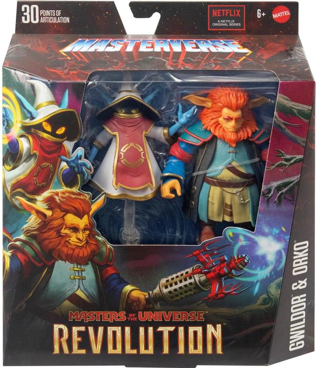 Actual product image Masters of the Universe Masterverse Orko and Gwildor