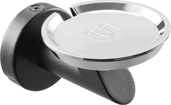 Produktbild Maclean MC-857 - Wandhalterung für Lautsprecher, kompatibel mit Google Home, schwarz/silber (Wandmontage)