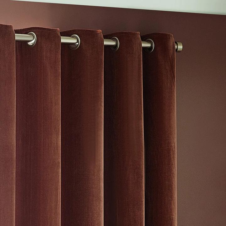 Immagine prodotto Yard Tende in ciniglia con occhielli in velluto (117 x 183 cm)