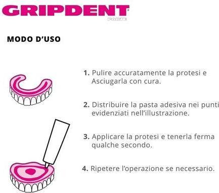 Actual product image Gripdent Super Glue Toothpaste 40g