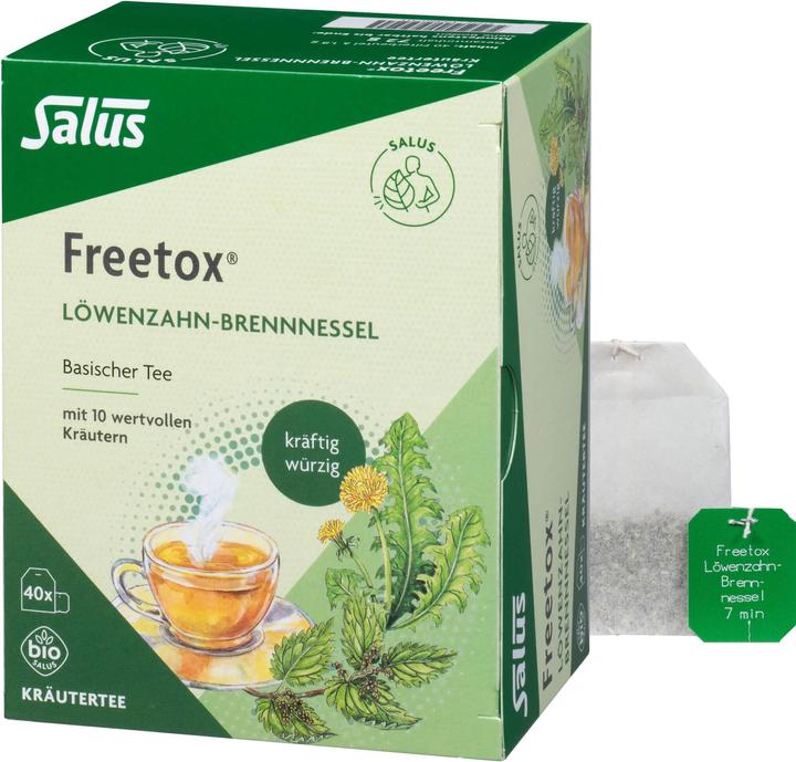 Actual product image Salus Freetox Tee Löwenzahn Brennnessel Bio (500 g)