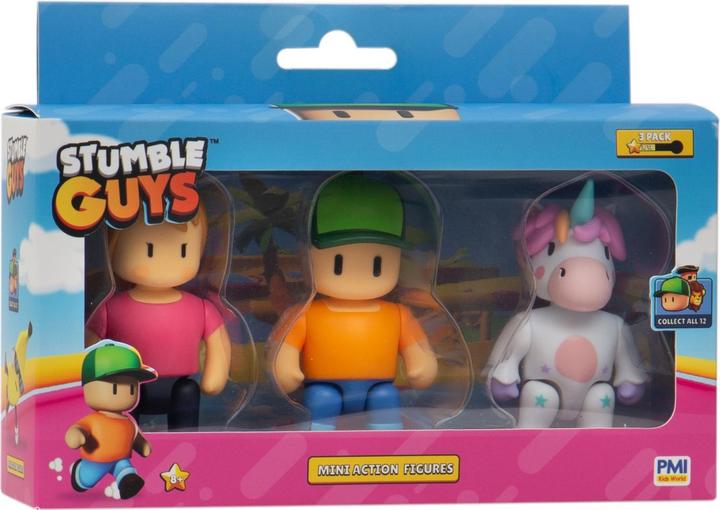 Actual product image Stumble guys Mini Figurki- Zestaw 3 Figurek Ver.A