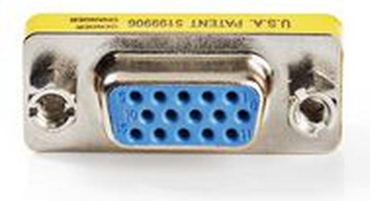 Image du produit Nedis Adaptateur VGA VGA femelle VGA femelle Nickelé Nombre pair de produits dans le carton Unisexe (VGA)