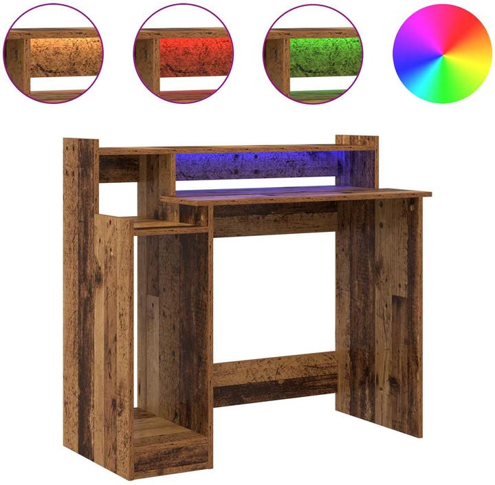 Immagine prodotto vidaXL LED Schreibtisch (45 x 97 x 90 cm)