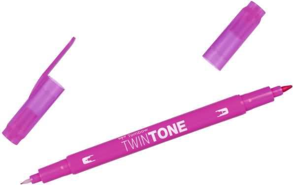 Actual product image Tombow Twintone (80, Fuchsia Pink, 1 x)