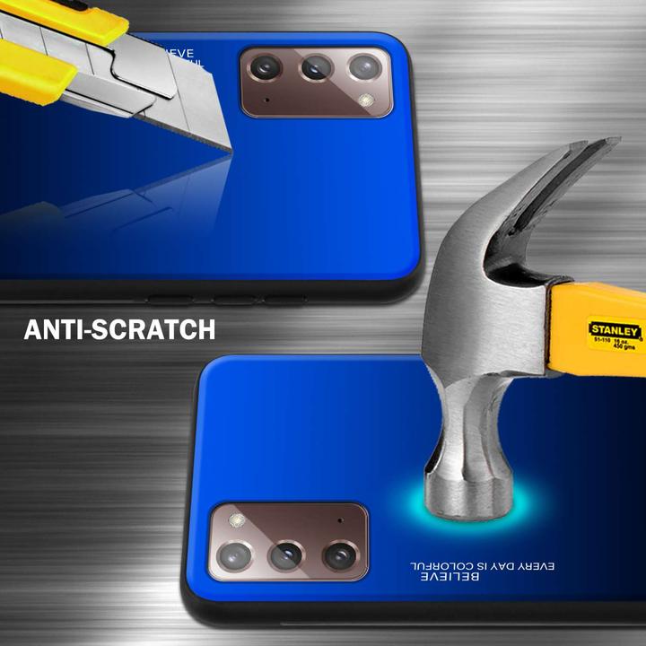 Image du produit Cadorabo Coque pour Samsung Galaxy NOTE 20 TPU 2 Farben Glas (Samsung Galaxy Note 20)