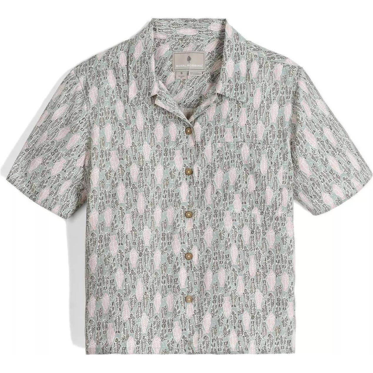 Royal Robbins, Damen, Hemd, Camino Pucker S/S Women, Grau, (L)