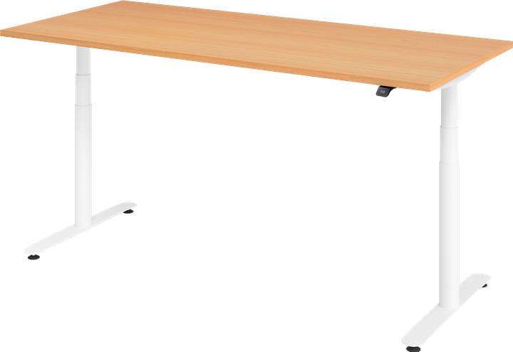 Produktbild Hammerbacher Sitz-Steh-Schreibtisch el.180x80cm Buche