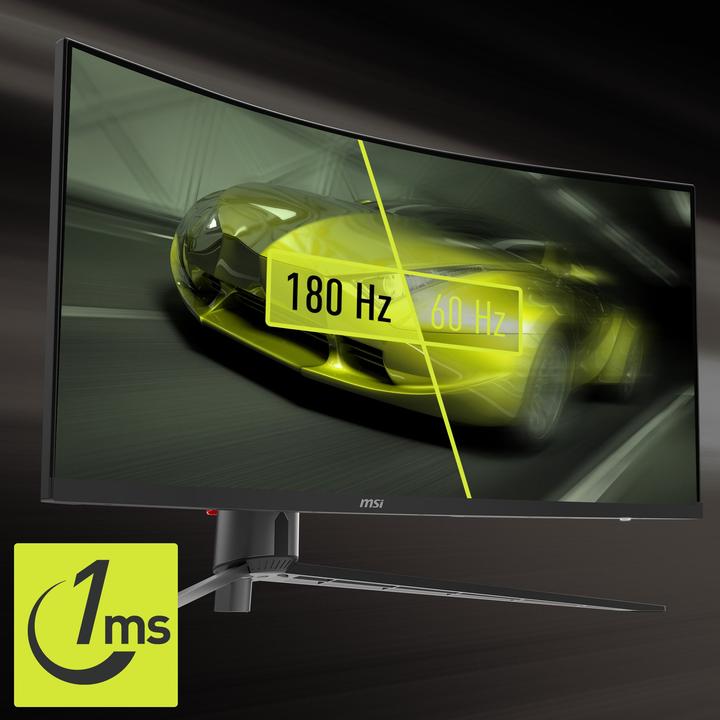 Produktbild MSI MAG 345CQR (3440 x 1440 Pixel, 34")