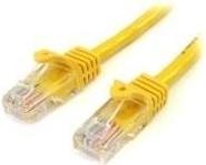 Actual product image StarTech 1m Cat 5e Yellow Snagless (U/UTP, CAT5e, 1 m)