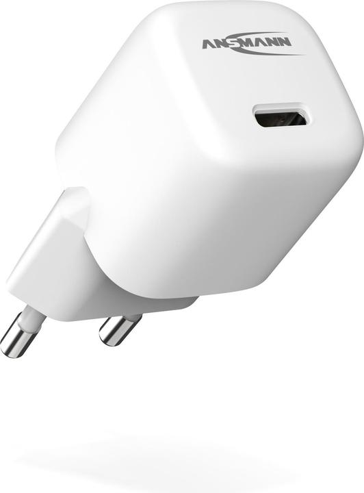 Ansmann Home Charger HC120PD GaN Mini, 3A/20W USB-C 1001-0153 (20 W, 1 portion)