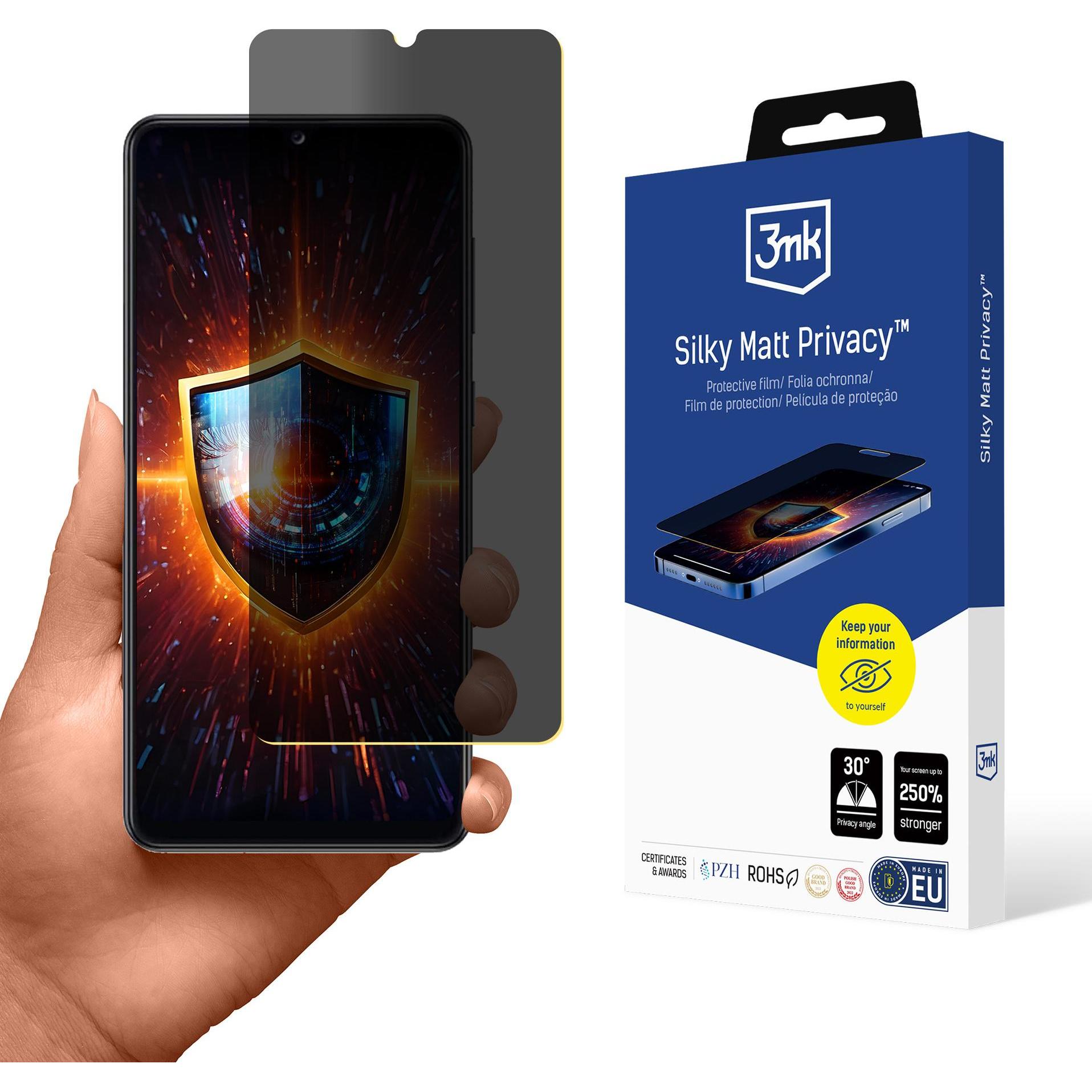 3MK Samsung Galaxy A31 - Silky Matt Privacy (Galaxy A31), Mobilgerät Ersatzteile