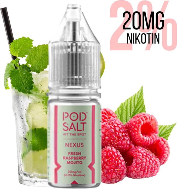 Immagine prodotto Pod Salt Nexus Nikotin Salz Liquid (Lampone, Lime, Menta)