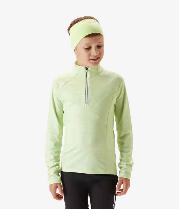 Image du produit Inovik Maillot de ski de fond enfant manches longues - XC S TS 100 jaune (122)