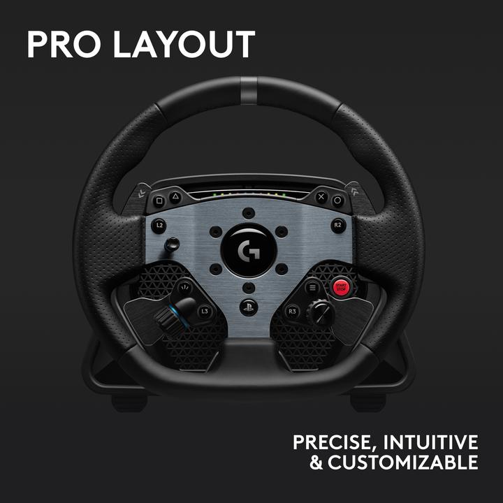 Actual product image Logitech G PRO Wheel - BLACK - PLUGE - EMEA (PS5, PC, PS4)