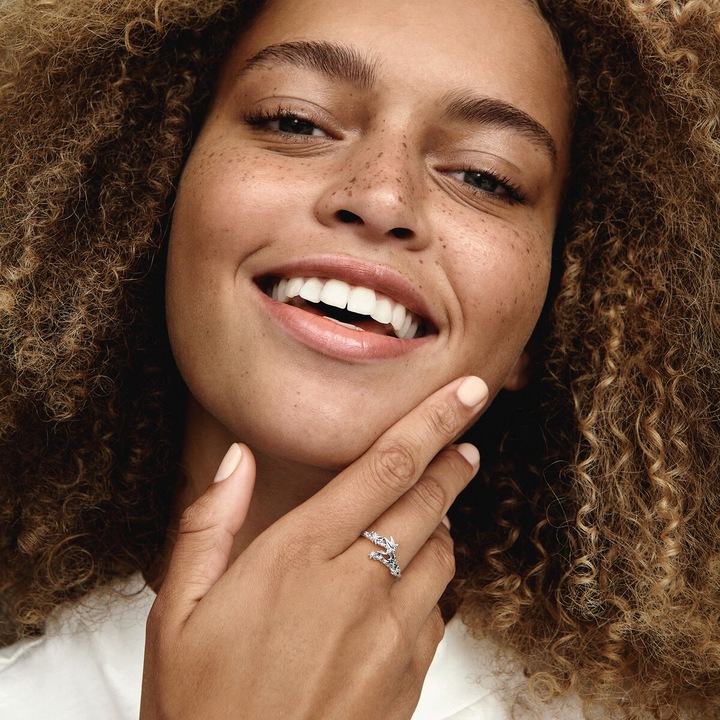 Image du produit Pandora Disney Fée Clochette Bague scintillante (50, Argent 925)