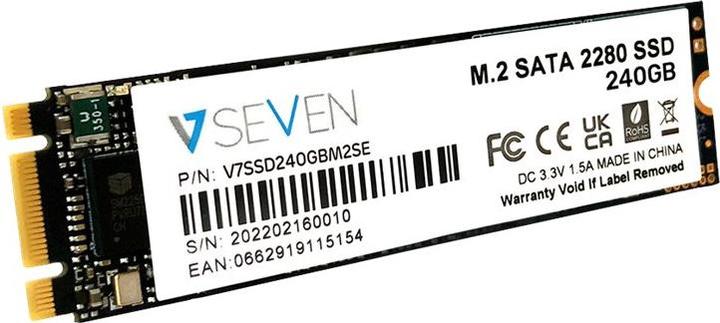 Produktbild V7 240GB M.2 SATA SSD M.2 3D (240 GB, M.2 2280)