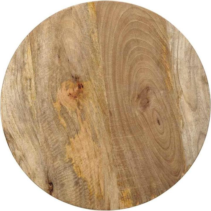 Actual product image vidaXL Side table Ø50x40 cm solid wood mango Storage table Sofa table (50 x 50 x 40 cm)