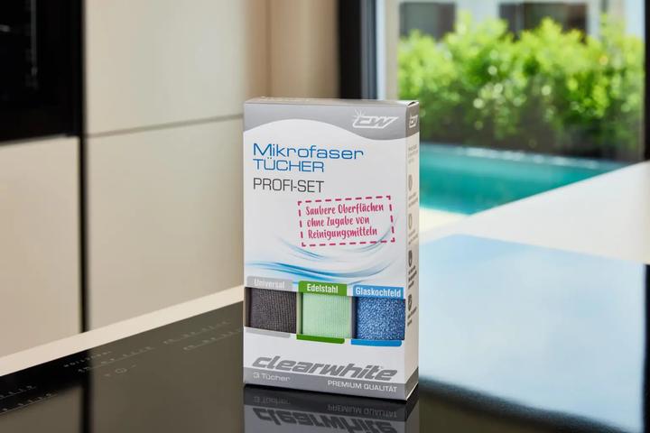 Actual product image ClearWhite Microfibre cloths (3 pcs.)